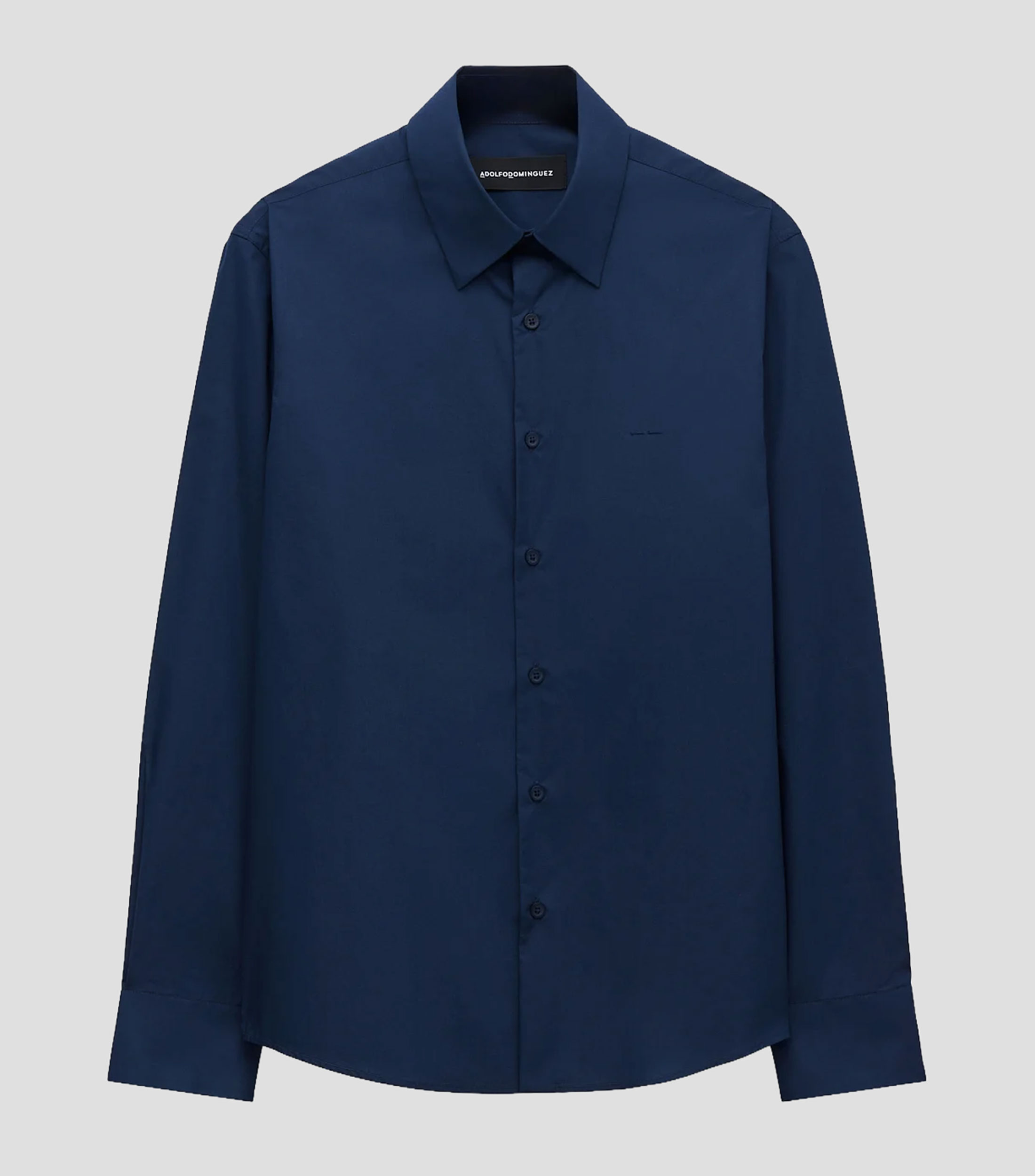 Camisa lisa manga larga Mujer